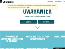 Tablet Screenshot of gwaranter.com